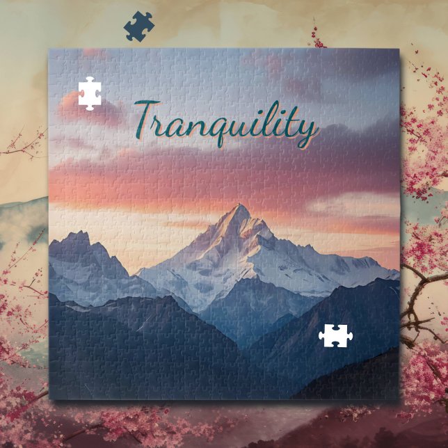 Puzzle Tranquilidad | Montañas y nubes (Subido por el creador)