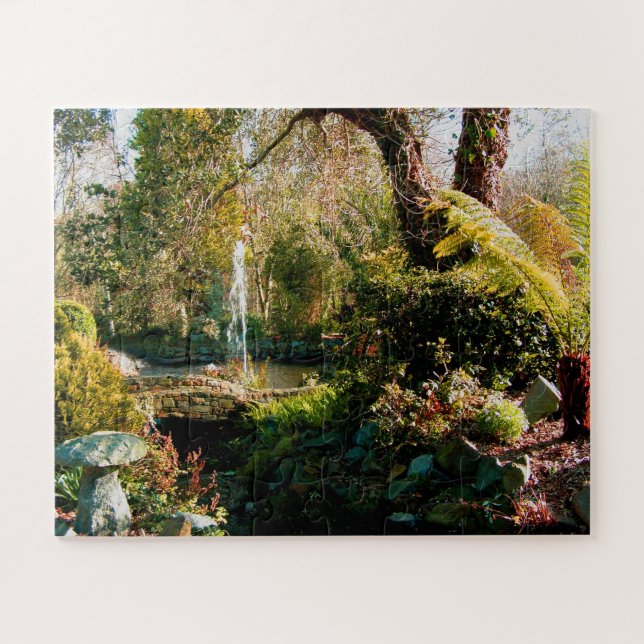 Puzzle Tranquilo jardín de Guernsey (Horizontal)