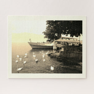 Puzzle Transbordador en Vevey, Lago de Ginebra