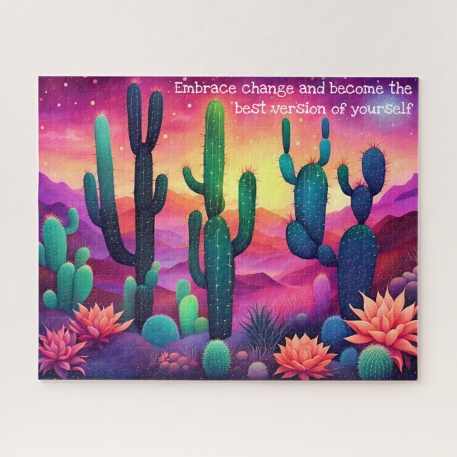 Puzzle Transformación Inspiradora del Desierto (Horizontal)