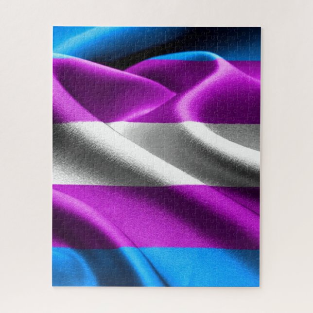 Puzzle Transgender Flag (Vertical)