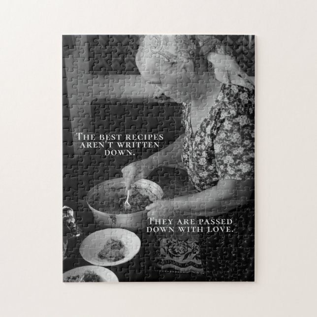 Puzzle Transmitido con Amor – Foto Familiar Personalizada (Vertical)