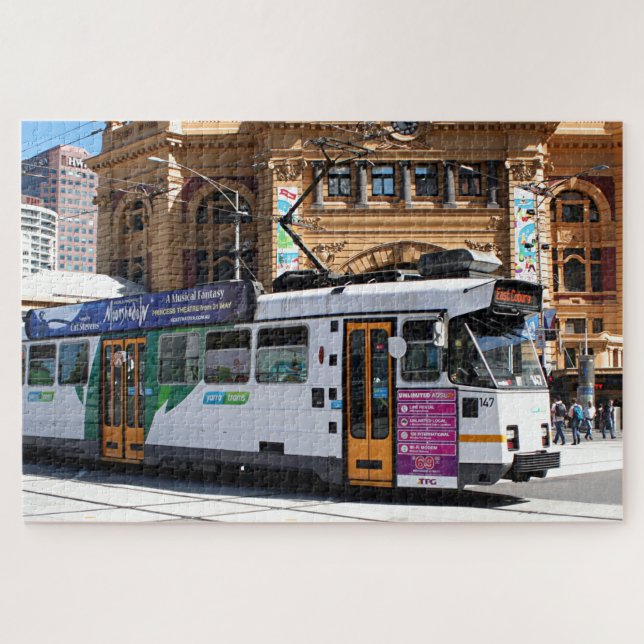 Puzzle Tranvía de la ciudad de Melbourne, Victoria, Austr (Horizontal)