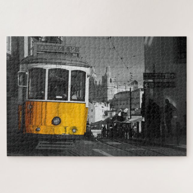 Puzzle Tranvía en Lisboa (Horizontal)