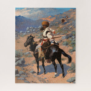 Puzzle Trapper indio de Frederic Remington