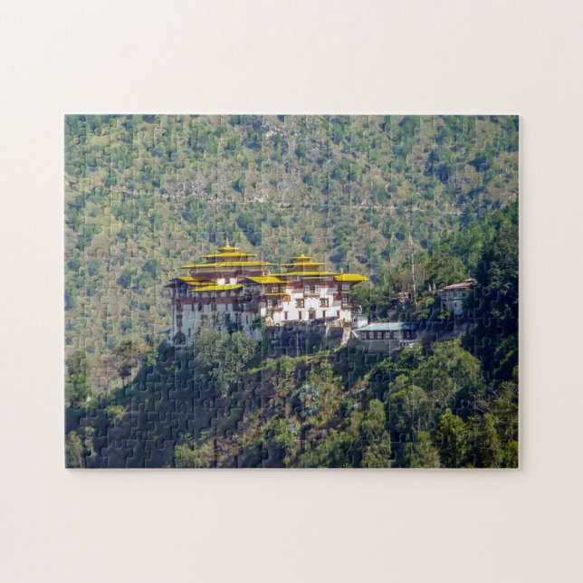 Puzzle Trashigang Dzong - Bhután oriental, Hiamalaya, Asi (Horizontal)