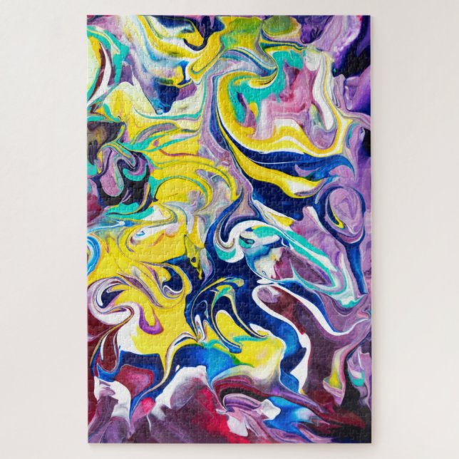 Puzzle Trayectorias de la grandeza - remolinos, sólidos y (Vertical)