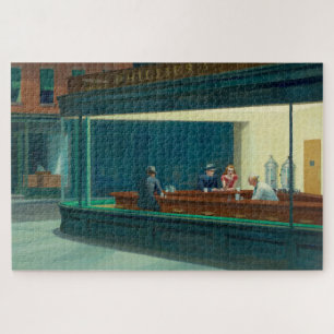 Puzzle Trazos nocturnos de 1942 por Edward Hopper