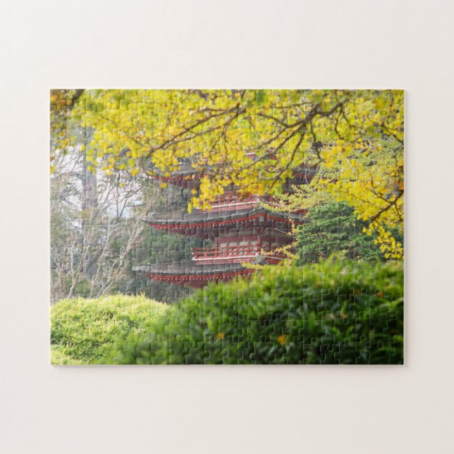 Puzzle Treasure Tower Pagoda, San Francisco 252-pc (Horizontal)