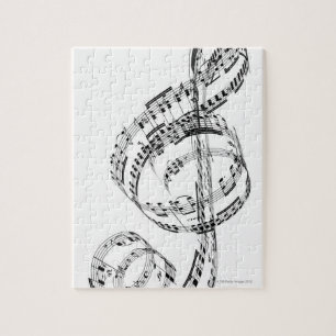 Puzzle Treble Clef