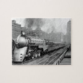 Puzzle Tren 20th Century Limited aerodinámico c. 1938 Jig