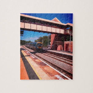 Puzzle Tren bajo el puente