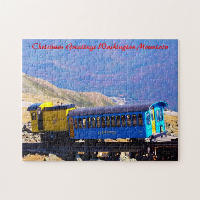 Puzzle Tren de engranajes Washington Mountain New Hampshi (Horizontal)