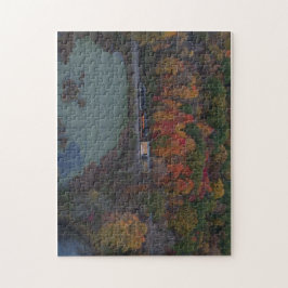 Puzzle Tren de mercancías de otoño