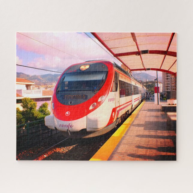 Puzzle Tren de Renfe en España (Horizontal)