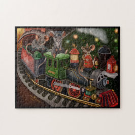 Puzzle Tren de vacaciones de Merry Mouse