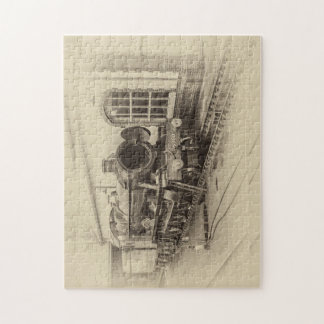 Puzzle tren de vapor antiguo