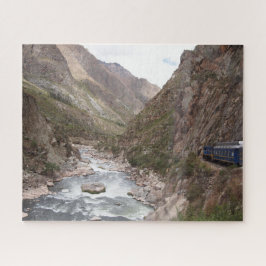 Puzzle Tren del carril del inca a Machu Picchu en Perú