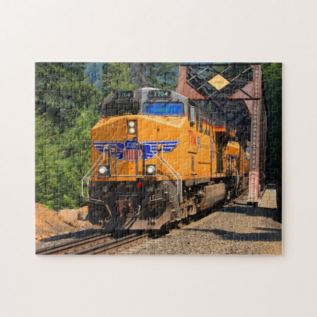 PUZZLE TREN EN UN CABALLETE (Horizontal)