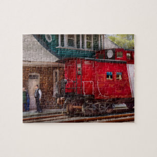 Puzzle Tren - Furgón de cola - Fin de la línea
