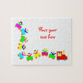 Puzzle Tren infantil feliz