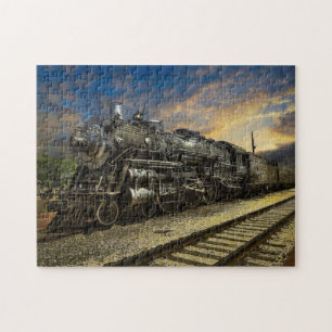 Puzzle Tren largo y oscuro