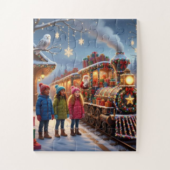 Puzzle Tren Mágico de Navidad (Vertical)