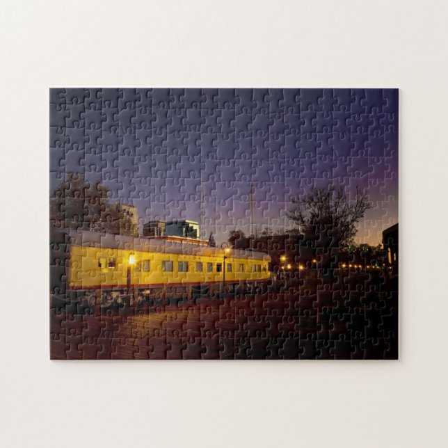 Puzzle Tren pacífico de la unión en Sacramento vieja (Horizontal)