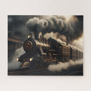 Puzzle Tren Steampunk Negro
