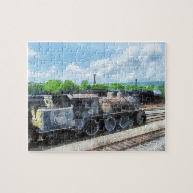 Puzzle Trenes - Antigua Locomotora (Horizontal)