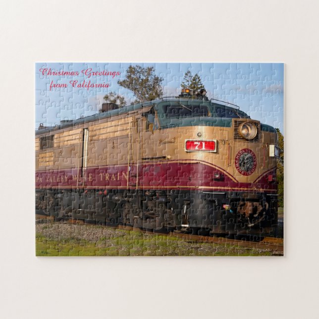 Puzzle Trenes de California. (Horizontal)