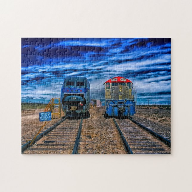 Puzzle Trenes y Locomotoras Colorado. (Horizontal)