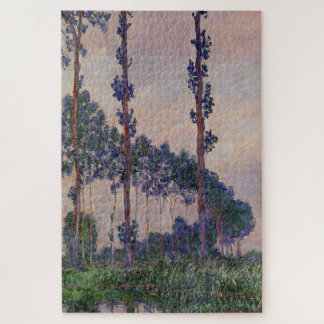 Puzzle Tres árboles de Claude Monet con tiempo gris (1891