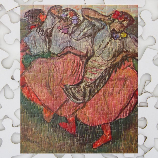 Puzzle Tres bailarinas rusas de Edgar Degas (Subido por el creador)