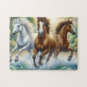 Puzzle Tres Caballos Salvajes