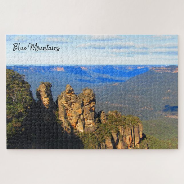 Puzzle tres hermanas montañas azules (Horizontal)