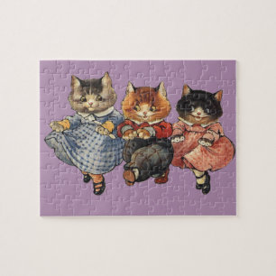 Puzzle Tres pequeños gatitos
