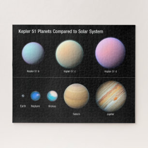 Puzzle Tres planetas gigantes orbitando Kepler 51