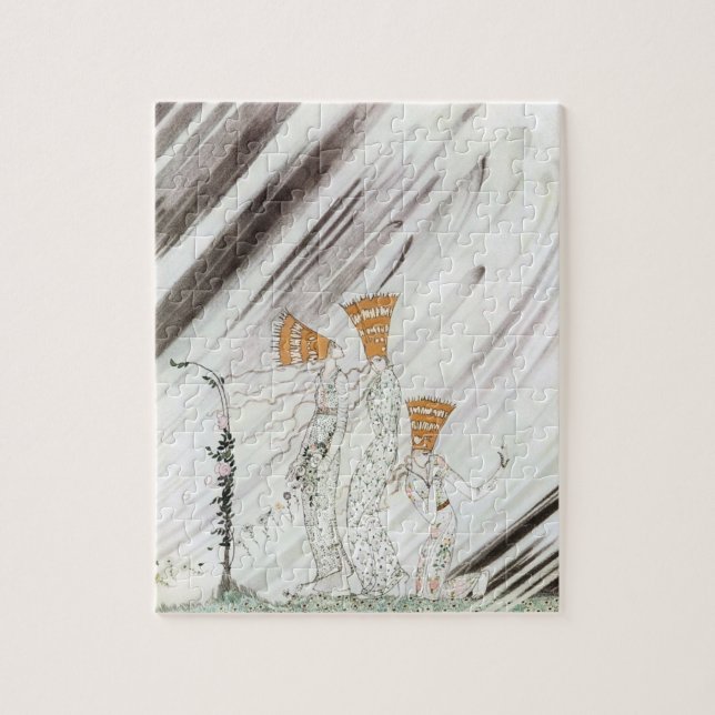 Puzzle Tres princesas en la montaña azul de Kay Nielsen (Vertical)