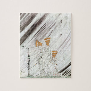 Puzzle Tres Princesas en la Montaña Azul por Kay Nielsen