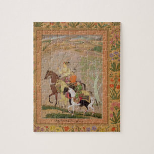 Puzzle Tres príncipes Going Hunting, c.1635 (aguazo en e