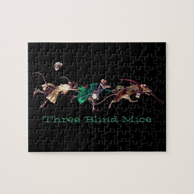Puzzle Tres ratones ciegos (Horizontal)