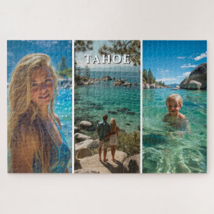 Puzzle Tres tiras verticales boho foto 20x30