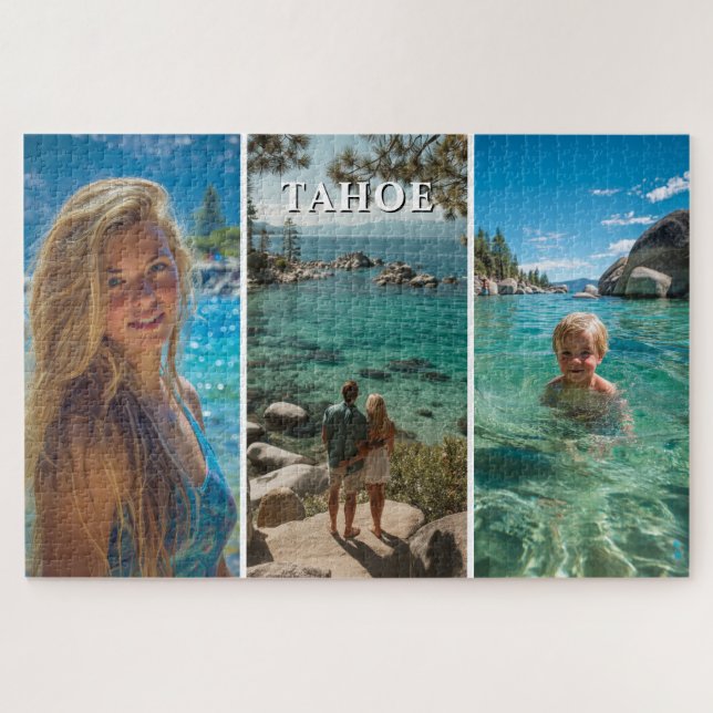 Puzzle Tres tiras verticales boho foto 20x30 (Horizontal)