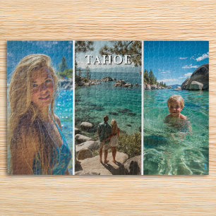 Puzzle Tres tiras verticales boho foto 20x30