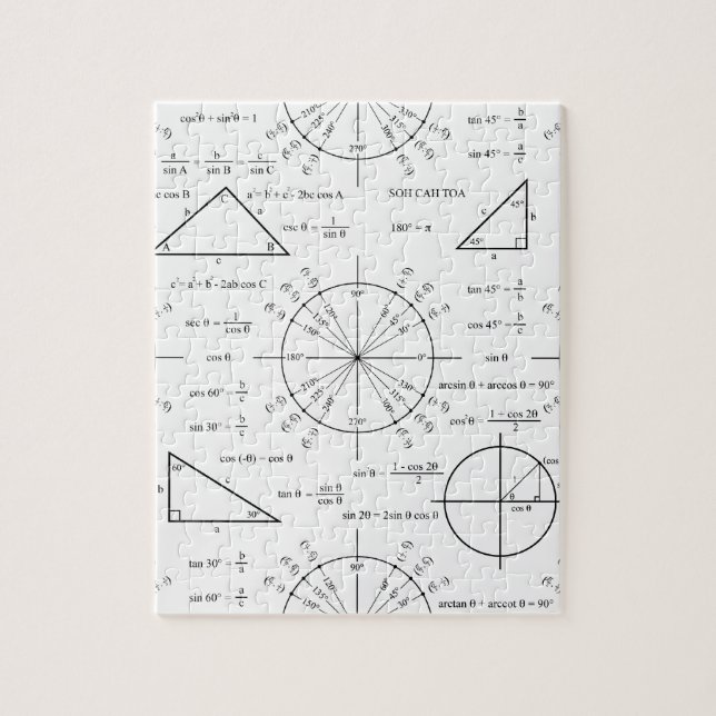 Puzzle Triangulos y triángulos (Vertical)