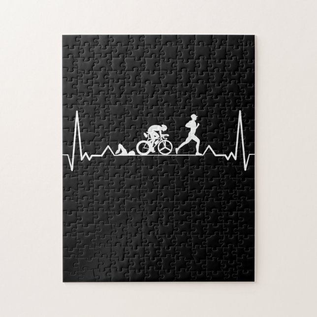 Puzzle Triathlon Heartbeat (Vertical)
