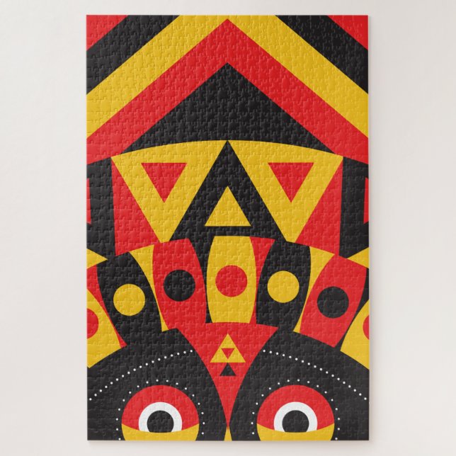 Puzzle tribal aborigen (Vertical)