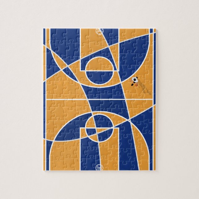 Puzzle Tribunal de baloncesto de la calle (Vertical)