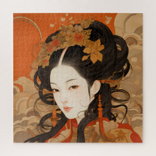 Puzzle Tributo a las mujeres chinas tradicionales